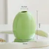 Estilo ins flor de tulipán artificial adorno de escritorio flor de margarita pequeña flor falsa jarrón de cerámica crema decoración de sala de estar dormitorio