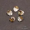 Otoño e Invierno Maillard Ámbar Dorado Color Café Joyería para Uñas Champaña Azúcar de Roca Huevo de Paloma Cuadrado Graso Uñas Postizas Terminadas Diamante