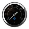 Termômetro industrial axial bimetálico tipo ponteiro de aço inoxidável para forno de churrasco, forno, disco de caldeira
