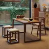 Mesa de té estilo mediados de siglo, mesa de té de madera maciza estilo chino nuevo, mesa de té pequeña para balcones, mesa de té modelo nuevo 2026, mesa de té baja, mesa de té de 60 cm de alto