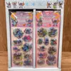 Sanrio Kuromi Calcomanías de Agua para Agitar y Pegar Colgante de Dibujos Animados para Niños Calcomanías de Decoración para Diario Personalizado Calcomanías para Diario
