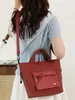 Bolsa de Lona Retro para Estudiantes, Bolsa para Tutorías, Bolso Cruzado Ins Estilo Japonés, Bolsa Casual de Gran Capacidad para Estudiantes de Preparatoria, Bolsa para Mujer