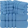 Atacado do Fabricante Conjuntos de Toalhas de Banho 100% Algodão Puro, Podem Ser Embalados a Vácuo e Enviados com Código, Macias e Absorventes, Cor Sólida, Toalhas de Banho Multicor
