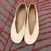Bailarinas Minimalistas de Suela Suave, Punta Redonda y Corte en V, Slip-On, Nuevos Planos de Verano 2026 para Commuter, Zapatos Mary Jane