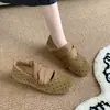 Sapatos Mary Jane, femininos, bico quadrado, estilo retrô de bolinhas, novos sapatilhas de bico raso, sapatos baixos, estilo coreano outono 2026, sapatilhas de balé