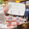 Pendientes de Moda de Aguja de Plata 925 con Cubos de Perla de Venta Caliente Pendientes Dulces de Nicho de Gama Alta Pendientes de Diseño Exquisito