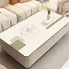 Pequeno Tapete de Mesa para Café Fresco Simples Tapete de Mesa para Jantar Impermeável e à Prova de Óleo Toalha de Mesa Sem Lavagem Sala de Estar Anti-Escaldante Proteção de Desktop Shihai