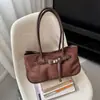 Bolso Tote de Ante y Felpa Transfronterizo de Nicho para Mujer 2026 Otoño Nuevo Retro Bolso de Mano de Alta Gama Bolso de Hombro