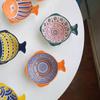 Plato para aderezos de cerámica de dibujos animados creativo, plato para saborizantes personalizado con forma de pez, plato para vinagre doméstico, plato para snacks de moda