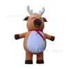 Ventas Directas de Fábrica Reno Inflable de Navidad Peluche Globo con Forma Humana Modelo de Reno para Publicidad de Eventos