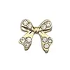 Nuevo producto transfronterizo: Accesorios para decoración de uñas estilo japonés, popular diseño de mariposa con incrustaciones de oro y diamantes, pedrería para uñas ultrabrillante al por mayor