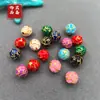 Trabalho fino de cobre tradicional esmalte azul queima cloisonné contas diy pulseira cloisonné acessórios de joias