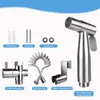 Kit de rociador de inodoro de acero inoxidable 304 transfronterizo, rociador para inodoro, grifo lavador de inodoro, boquilla potenciadora, rociador para inodoro