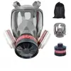 Máscara Facial Completa de Silicona para Soldadura, Polvo de Fuego 6800 de Doble Uso para Pintura en Aerosol, Industria Química, a Prueba de Polvo, Venta Directa del Fabricante, Transfronterizo