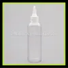 Frasco branco de boca pontuda de 200ml frasco de revestimento tampa da ponta do frasco frasco conta-gotas 200ml Tinta tinta capa de cabelo elétrica frasco vazio