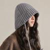 Diseño Original de Jungle Bill Gorro de Lana de Invierno para Mujer Gorro Tejido con Cordones Protección Cálida para los Oídos Gorro Apilable Transfronterizo