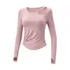 Top de Yoga Talla Grande para Mujer 2026 Primavera Otoño Nuevo Conjunto Deportivo para Correr Camiseta de Manga Larga Entrenamiento Fitness Pantalones de Tiburón