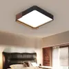 [Transfronteiriço] Lâmpada de Teto para Quarto com Proteção Total para os Olhos Cor de Noz Estilo Italiano Lâmpada de Estudo Espectro Minimalista Lâmpada de Teto Minimalista para Quarto