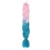 Nueva versión de trenza grande [doble color] Trenza africana sucia peluca trenza cola de caballo fibra química seda de alta temperatura color trenza grande