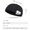 Gorra sin visera para hombre, Gorra de docker fina, transpirable y de secado rápido para verano, Gorra tipo melón de moda estilo Retro Hong Kong al por mayor