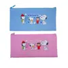 Estuche de lápices impermeable de fábrica transfronteriza de comercio exterior con dibujos de Snoopy, bolsa de papelería, bolsa linda para estudiantes de preescolar y primaria