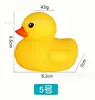 Versão de Hong Kong do Brinquedo Patinho Banho de Bebê e Água No. Brinquedo Patinho Amarelo 8 Pequenos Educacional Infantil Aperta e Chama