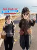 Ropa de Otoño para Niñas 2026 Nuevo Estilo Coreano Estilo Pequeño Chanel Cardigan de Lana de Malla para Bebés Top Elegante Versátil de Moda