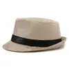 Sombrero de Nuevo Estilo para Hombres, de Mediana Edad y Mayores, Sombrero de Algodón y Lino para Protección Solar al Aire Libre, Sombrero Jazz Transpirable Casual de Pesca para Hombres