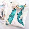 Bufanda de Seda de Moda que Combina con Todo Cinturón para el Cabello Estilo Chino Lazo Bolsa Cinturón Decorativo Primavera y Verano Nuevo Estilo Bufanda Larga Estrecha Fina