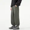 Nuevos pantalones casuales de trabajo de corte holgado para otoño para hombres y mujeres, pantalones de trabajo rectos versátiles de moda, pantalones de pierna ancha holgados de cintura alta