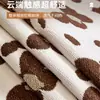 Almofada de sofá de chenille retrô Maillard, adequada para todas as estações, novo modelo 2026, capa de almofada de assento especial para sofás de couro retos