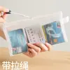 Bolsa para Documentos de Exame, Bolsa de Armazenamento Portátil Transparente, Capa Protetora de Viagem, Bolsa para Armazenamento de Passaporte, Bolsa de Mão com Tela para Documentos