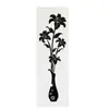 Adesivo de Parede Espelhado Acrílico Vaso de Lírio Quatro Flores Decorativo Espelho Macio Estilo Quente Amazon Temu Xiyin