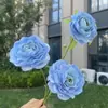Flores Artificiales de Ciervo de Nieve y Loto de 3 Cabezas Decoración de Boda para el Hogar Flores Falsas Al Por Mayor