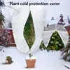 Cubierta de aislamiento a prueba de frío para plantas, bolsa de aislamiento térmico, tela no tejida a prueba de viento, red a prueba de insectos para flores, plantas verdes y árboles frutales, cubierta transpirable