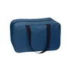 Necessaire Masculina com Padrão de Lichia, Bolsa Portátil de Armazenamento para Viagem, Bolsa de Cosméticos Impermeável de Grande Capacidade para Lembrança