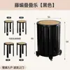 Bancos de Madera Maciza, Taburetes Altos Apilables para Uso Doméstico, Taburetes Redondos Apilables, Bancos de Repuesto, Taburetes para Mesa de Comedor, Sillas Robustas y Duraderas