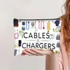 Bolsa de Lona con Cremallera Estampada de Venta Caliente Transfronteriza Gran Capacidad para Tarjeta de Identificación Libreta de Ahorros Bolsa de Almacenamiento Portátil Neceser para Mujer