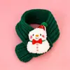 Cachecol de gato de Ano Novo transfronteiriço, cachecol vermelho de Ano Novo, babador de cachorro, decorações de Natal, cachecóis de cachorro no atacado