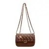 Bolsa Feminina Yuezi Bolsa Novo Estilo Bolsa de Ombro Cruzada Novo Produto Estilo Francês Padrão de Diamante Para o Trabalho Ombro Único Corrente Moda Grande Capacidade