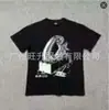 2026 Estilo Nuevo Estampado de Foto de Calavera Versátil Casual de Moda Europea y Americana Cuello Redondo Algodón Puro Camiseta de Manga Corta para Pareja