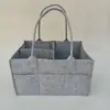 Bolsa de fieltro para pañales personalizada, Bolsa de mano plegable para viaje, Bolsa de mamá, Almacenamiento de juguetes, Bolsa de fieltro de gran capacidad