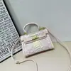Bolsa Feminina de Couro de Cobra 2026, Bolsa Kelly da Moda, Bolsa Transversal de Luxo com um Toque Estiloso e Sofisticado