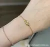 Collar con Hebilla de Herradura Fred para Mujer Cadena para Clavícula de Oro Rosa de 18 Quilates Accesorio Exquisito de Alta Gama Estilo de Pulsera de Lujo Ligero de Nicho