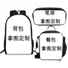 Mochila Escolar de Grande Capacidade, Lancheira, Estojo, Mochila para Aluno do Ensino Fundamental 4º ao 6º Ano, Mochila Simples Infantil 17 polegadas Geração D