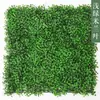 Parede de planta biónica tridimensional simulada, gramado artificial de plástico popular para exteriores, parede de plantas verdes para varanda, parede de plantas simulada