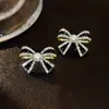 Novos Brincos de Pérola em Formato de Diamante Estilosos para Mulheres 2026, Brincos Versáteis de Nicho de Alto Padrão com Temperamento Único, Atacado