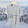 Comercio Exterior Seda de Hielo Deportiva Talla Grande Manga Corta Transpirable Holgada Camiseta para Hombre Moda Casual Verano Estampada Logo Al por Mayor