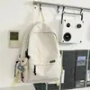 Mochila de Estilo Coreano Ins de Moda con Apariencia Fresca para Estudiante de Secundaria 2026 Verano Cuadros Pareja Mochila Casual de Viaje