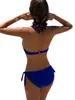 Bikini Nuevo Bikini Acero Push-up Sexy Pecho Cintura Baja Tres Puntos Spa Dividido Traje de Baño para Mujer
